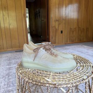 LOEWE Flow Runner in Recycled PVC Light Yellow Low Top Sneakers Women’s EU 40